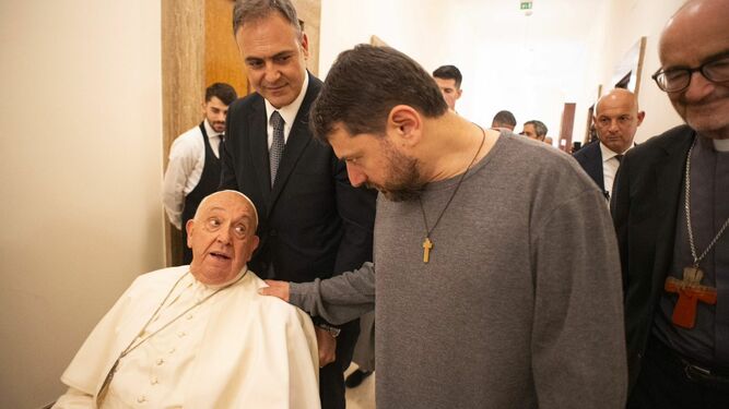 Juan Grabois y el papa Francisco. Septiembre de 2024