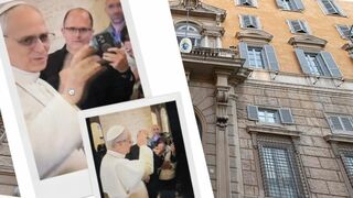 l Papa desde el Palacio Sant'Uffizio