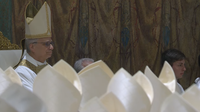León XIV preside su primera misa en la Capilla Sixtina
