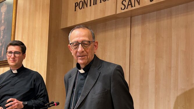 Omella, en el Colegio Español de Roma