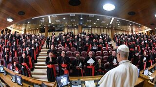 Prevost, con los cardenales