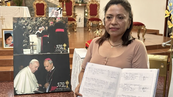 Noemi Ñiquen, de la parroquia Santa María Magdalena