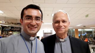 Edgard Rimaycuna, con Robert Prevost