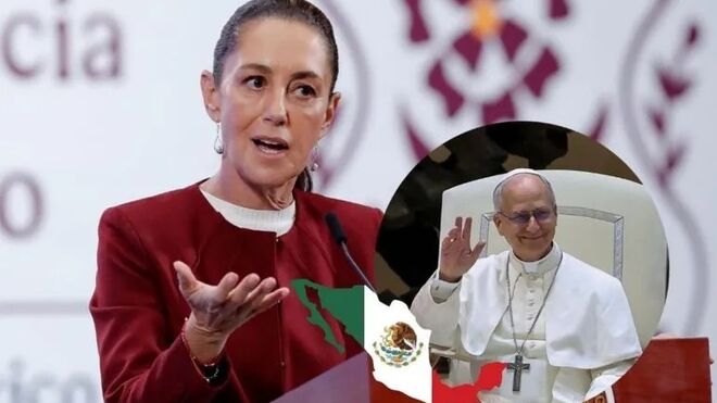 Sheinbaum enviará carta a León XIV