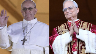 León XIV y Francisco