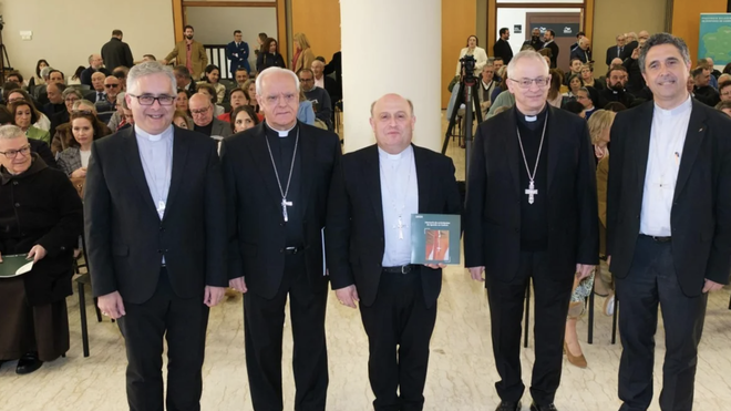 Los obispos gallegos, con Prevost