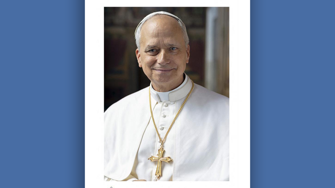 Foto oficial del papa León XIV