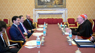 Marco Rubio, con Parolin