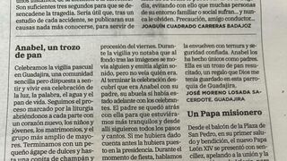 ¿Desorden, pecado...?  Estampa de resurrección