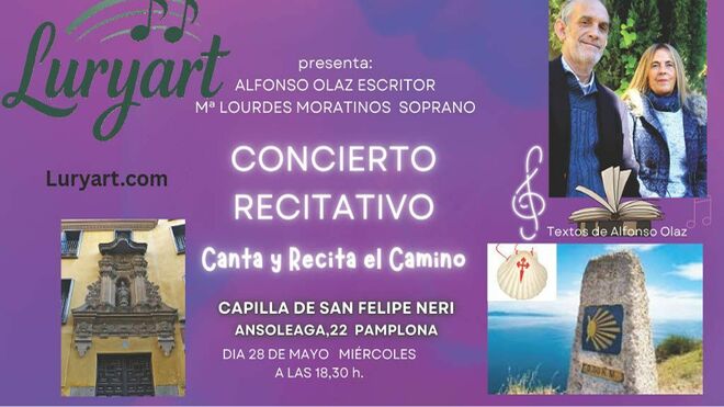 LURYART presenta en Concierto: CANTA Y RECITA EN EL CAMINO