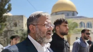 Ben Gvir  en la explanada de las mezquitas