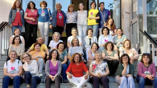 Las mujeres participantes en el encuentro