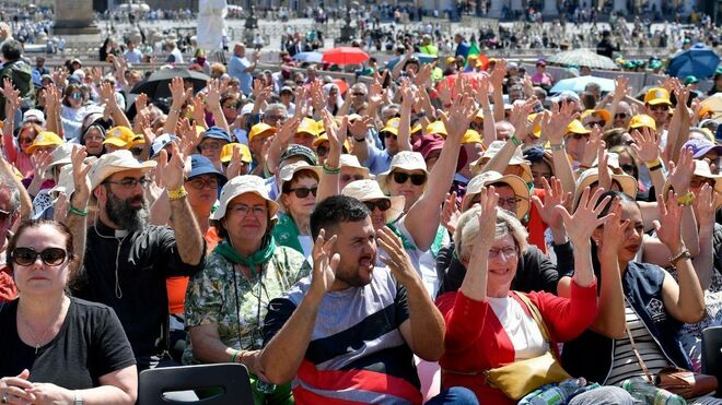 Peregrinos jubilares en Roma