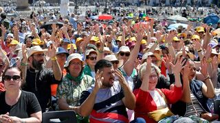 Peregrinos jubilares en Roma