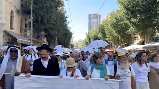 Marcha conjunta en Jerusalén por la paz