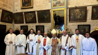Monseñor Araya en Santiago de Compostela