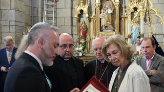 Doña Sofía en Castro Caldelas, Ourense