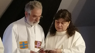 Christina Moreira y su marido, Victorino Pérez