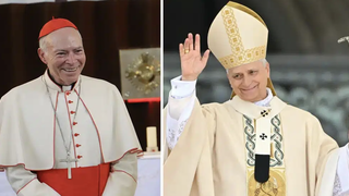 León XIV y el cardenal Aguiar