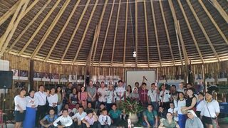 Inauguración del PUAM en Sarayaku
