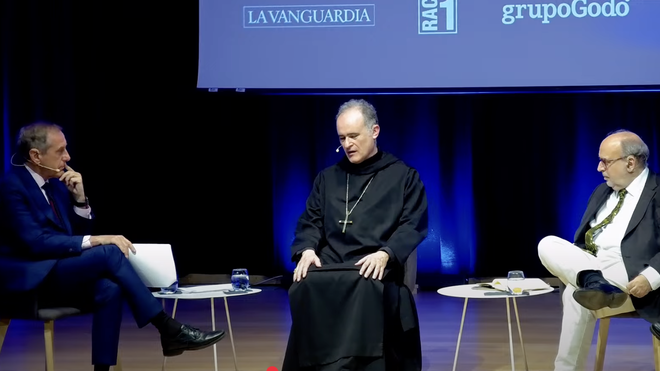 El abad de Montserrat, en el Foro de La Vanguardia