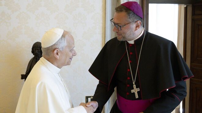 Kulbokas, con el Papa León