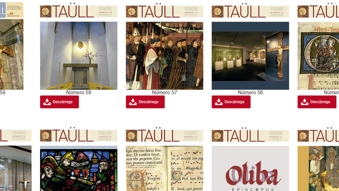 Ejemplares de la revista Taüll