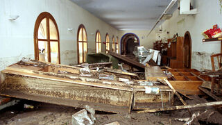 Los aguaceros en Montserrat