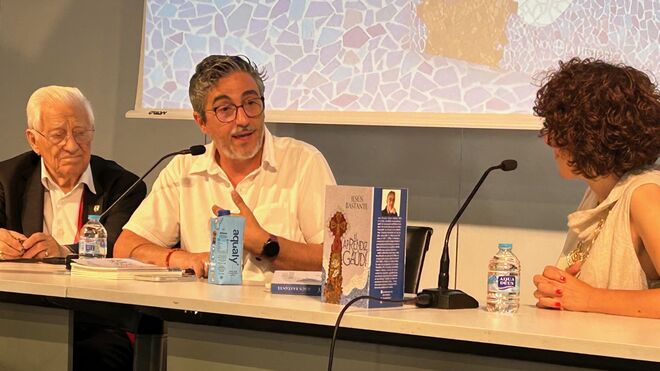 Jesús Bastante en la presentación de su novela