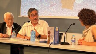 Jesús Bastante en la presentación de su novela