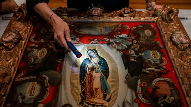 Exposición de la Virgen de Guadalupe en el Museo del Prado