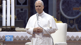 León XIV, en San Pedro