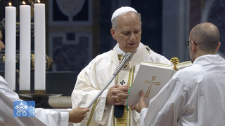 León XIV, en la misa de los deportistas