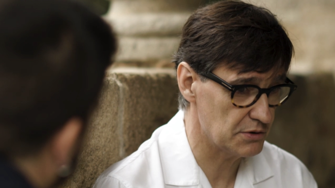 Illa, en la entrevista con Ricard Ustrell