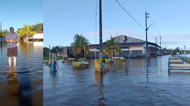 Yanashi inundado