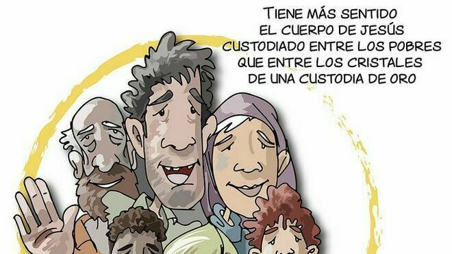 Jesús se da como pan para ser alimento de pobres y despreciados