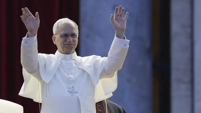 El papa León