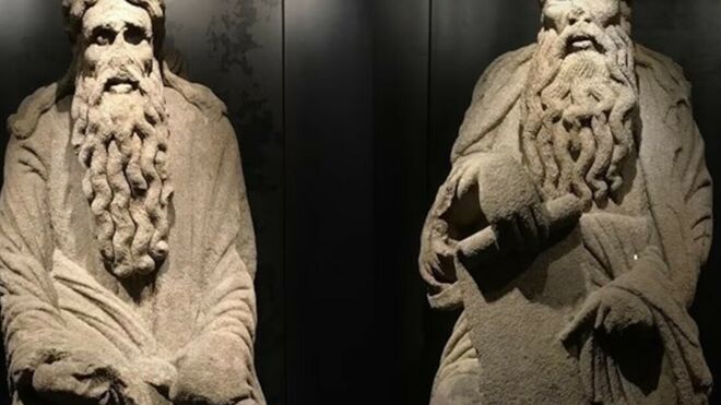 las esculturas de Abraham e Isaac expoliadas por la dictadura franquista