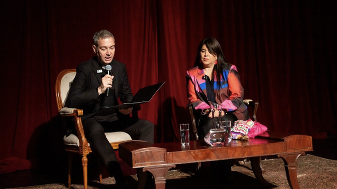 Bertomeu y Paola Ugaz