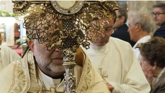 Jesús Sanz en el Corpus