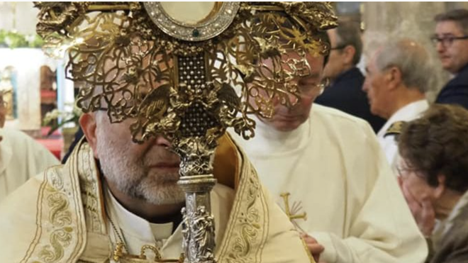 Jesús Sanz en el Corpus