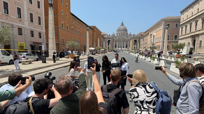 Los actores de The Chosen, en el Vaticano