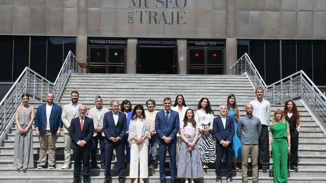 Zapatero y Sánchez, en el Museo del Traje