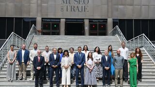 Zapatero y Sánchez, en el Museo del Traje