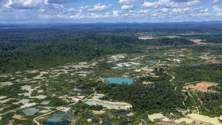 Deforestación en Brasil por la minería