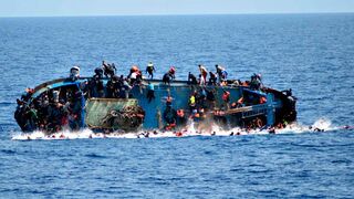 Migrantes en el Mediterráneo