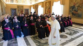 León XIV recibe a obispos scalabrinianos y redentoristas