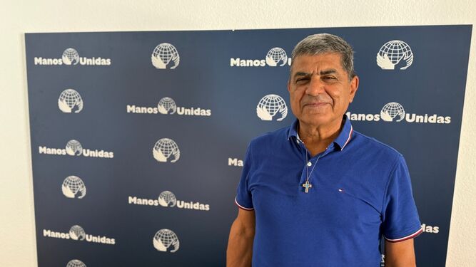 Georges Sabé, en la sede de Manos Unidas