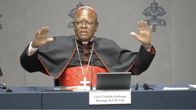El cardenal Ambongo