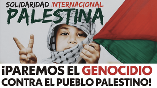 Parar genocidio en Palestina